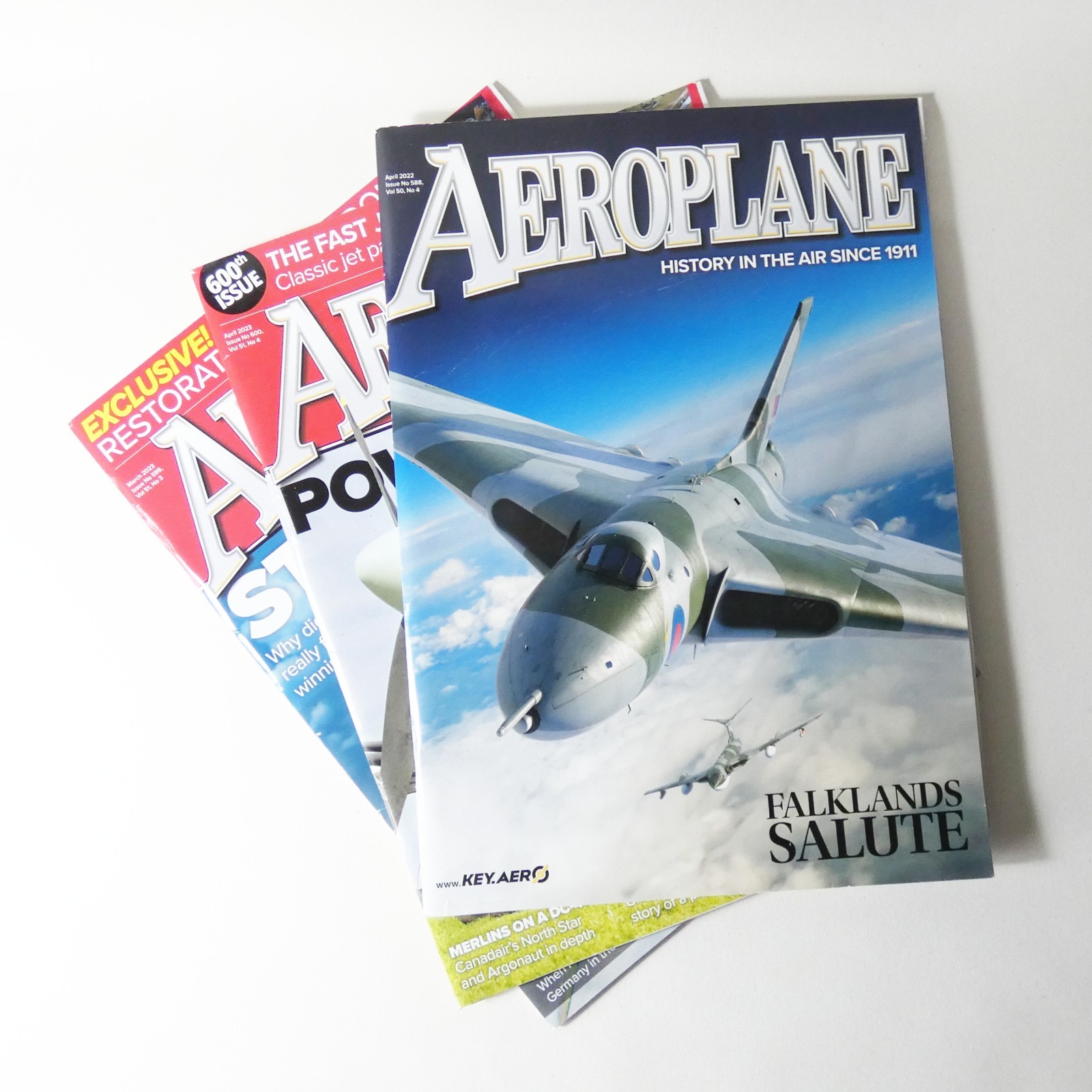 Aeroplane Magazines x3. 2022-23. Falklands Salute. BF109G. Me 262. Typhoon. VGC