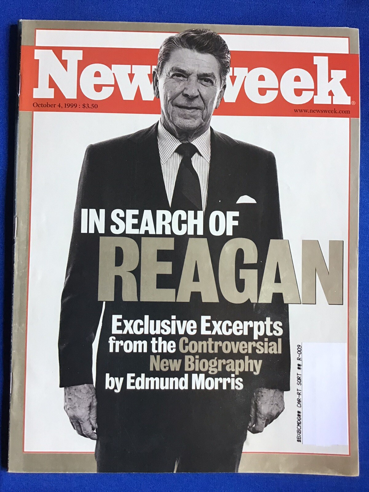 Newsweek Magazine (Oct-4, 1999) “In Search Of Reagan” (President Ronald Reagan)