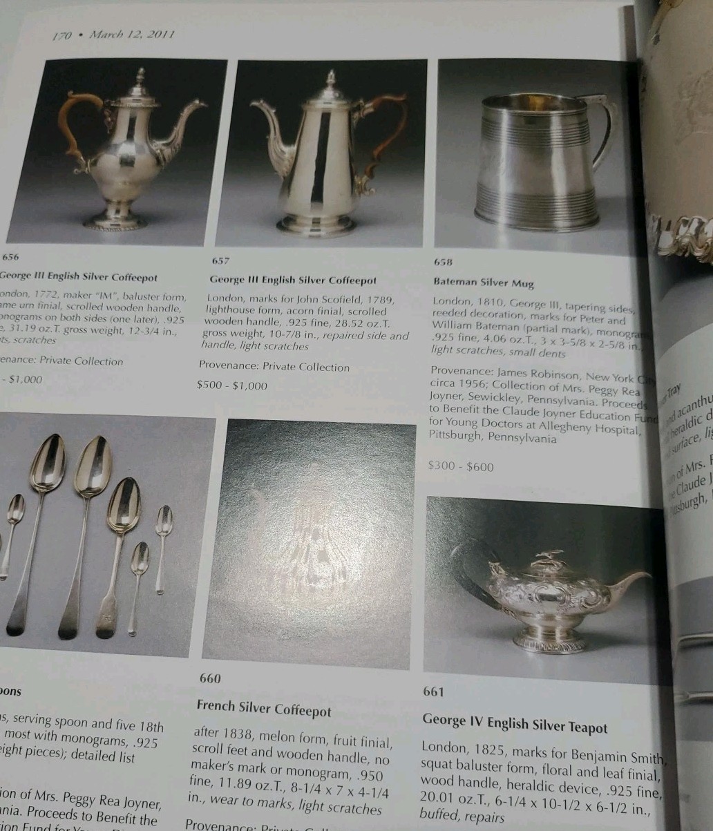 Brunk Auctions Catalog March 12 2011 Fine Art Silver Jade Jewelry Antiques Refer