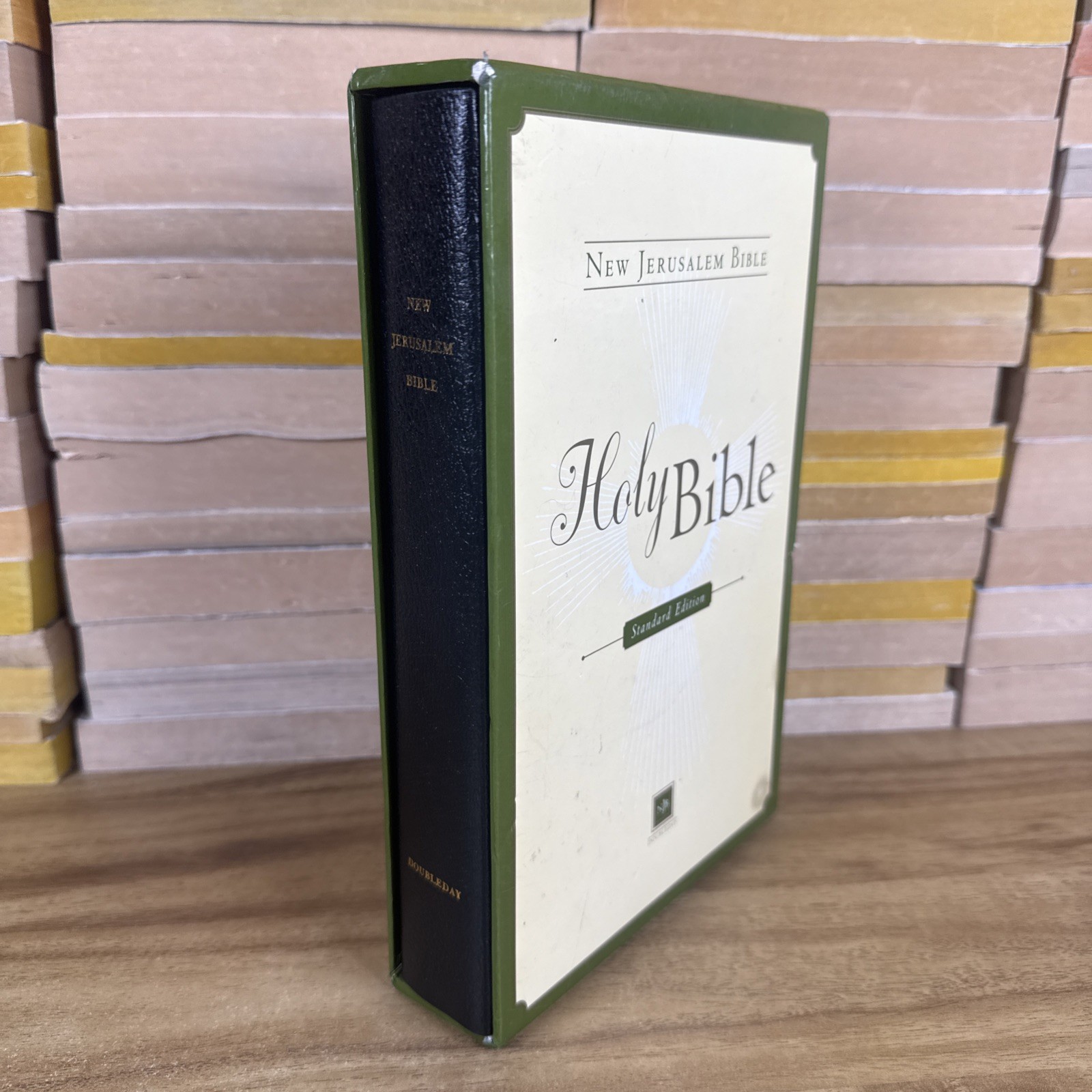 New Jerusalem Bible: Leather Edition Slipcase – Henry Wansbrough Catholic 1999