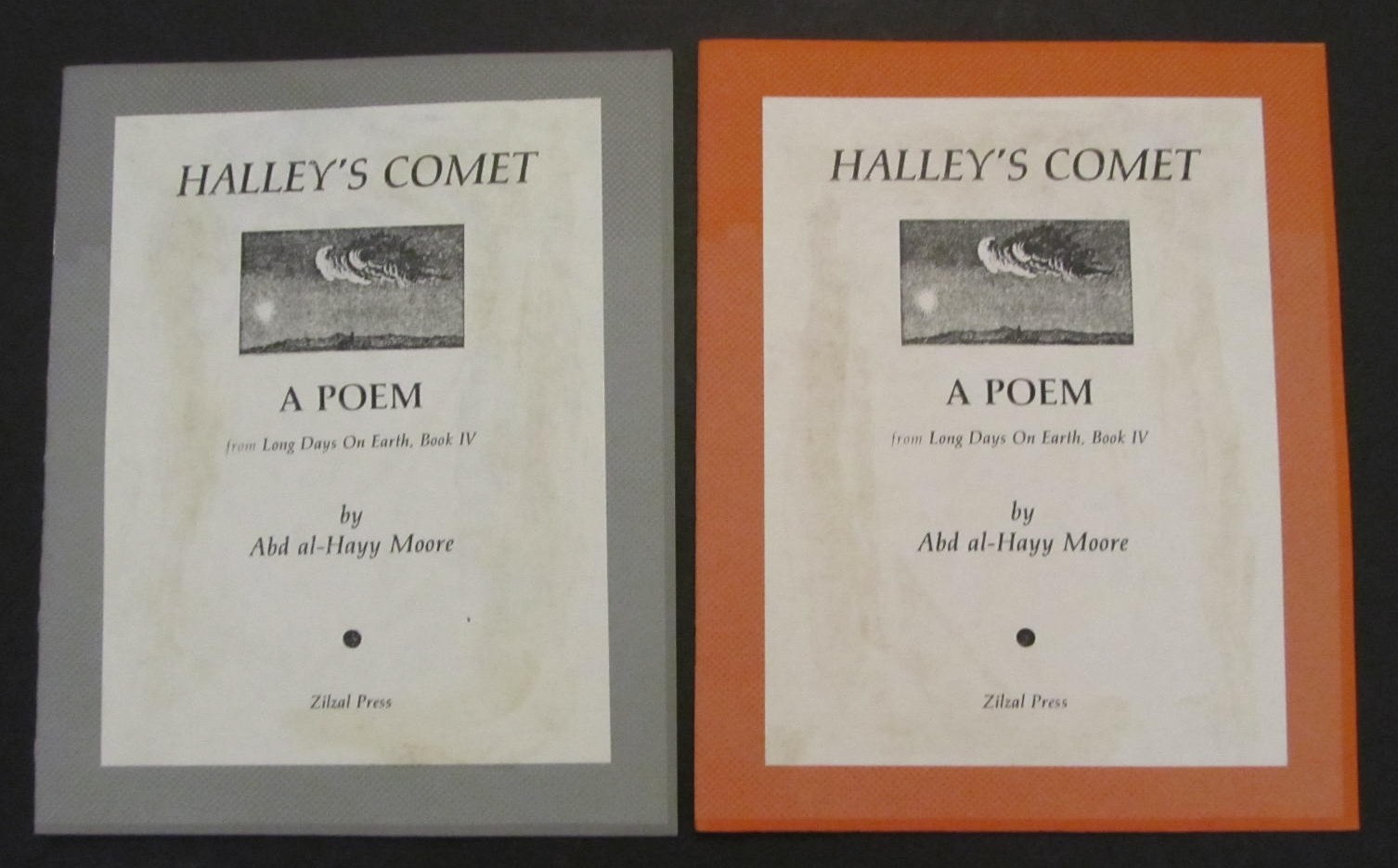 2 Copies – “Halley’s Comet” by Abd al-Hayy Moore – SIGNED / Nmbrd Ltd. Ed. of 25