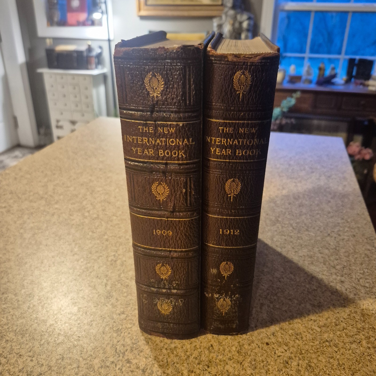 The New International Yearbook For The Year 1909 & 1912 HC With Pictures