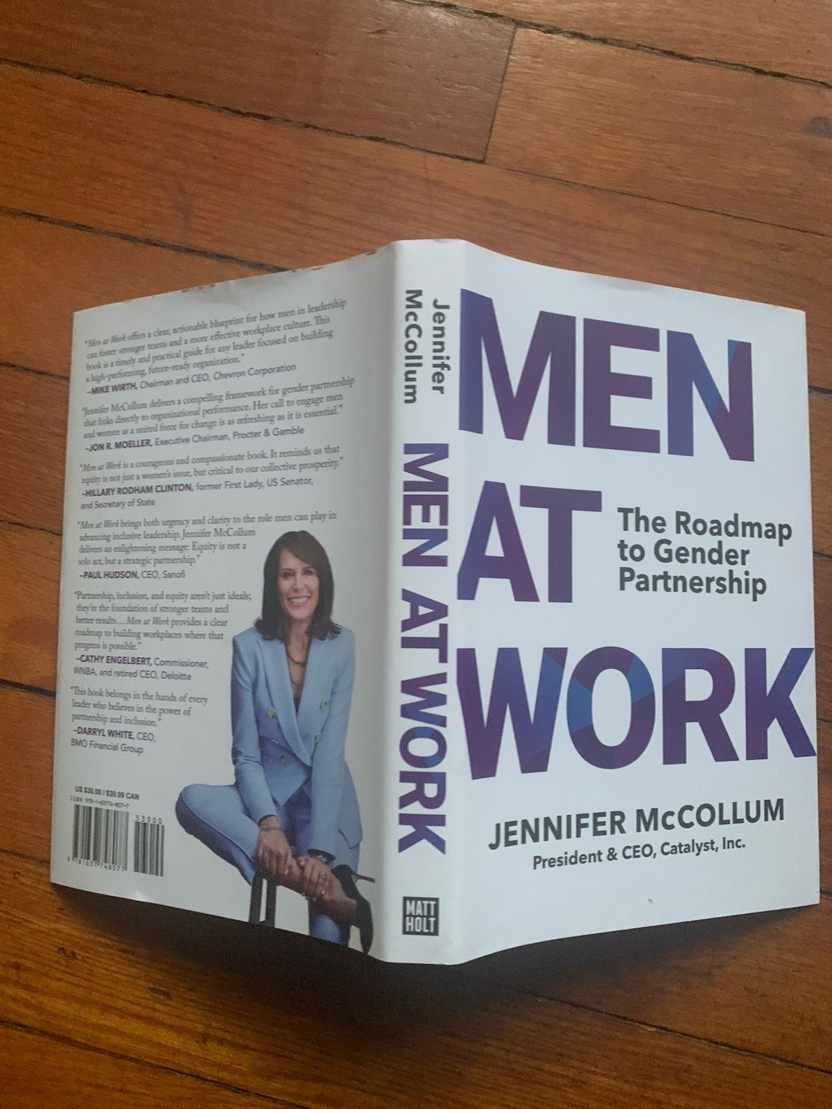 Men at Work: The Roadmap to Gender Partnership Hardcover by McCollum, Jennifer