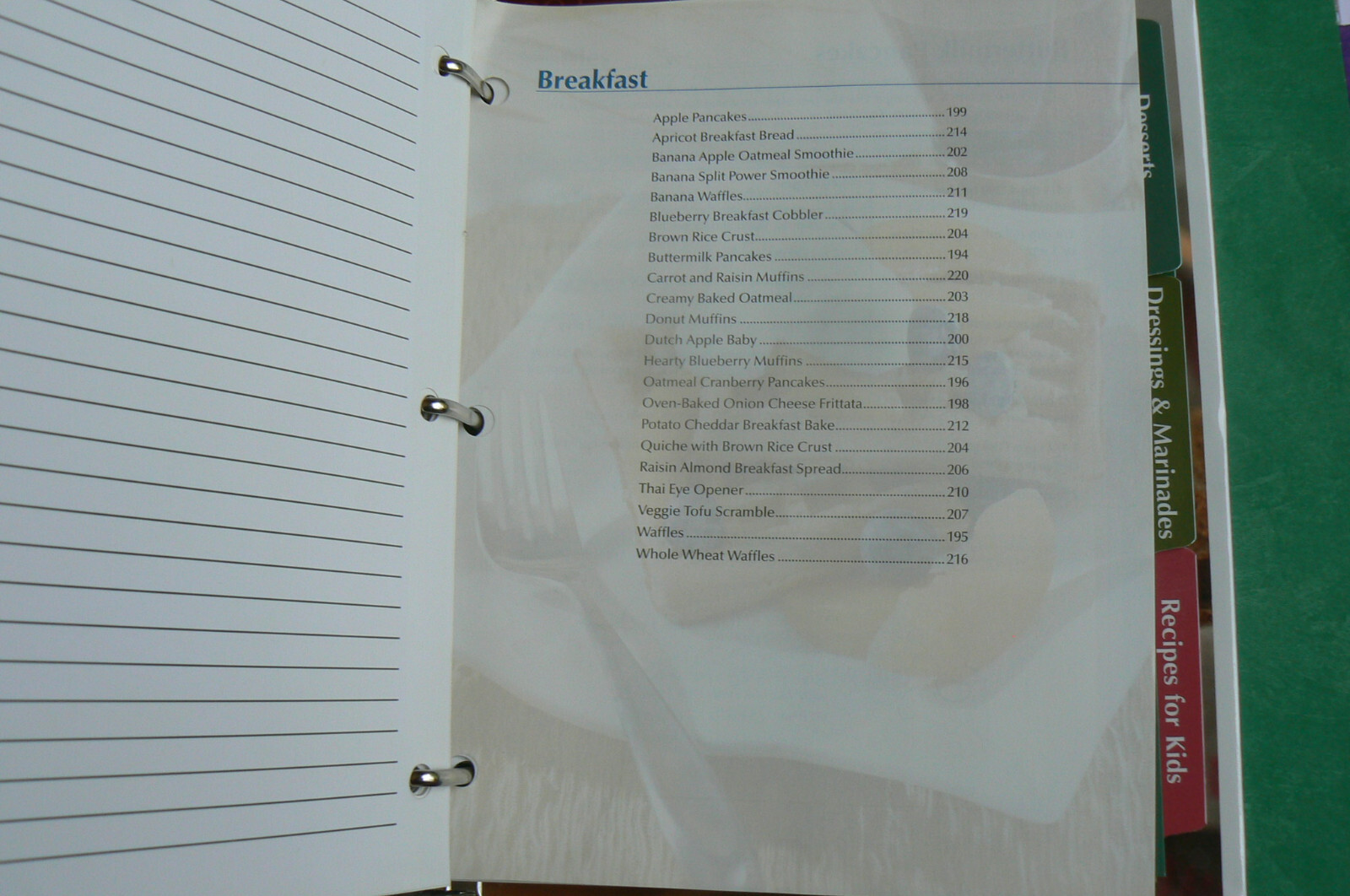VITA-MIX 5200 lg.3-ring binder w/Tabs Cookbook 300+pages+Whole Grains ckbk,easel