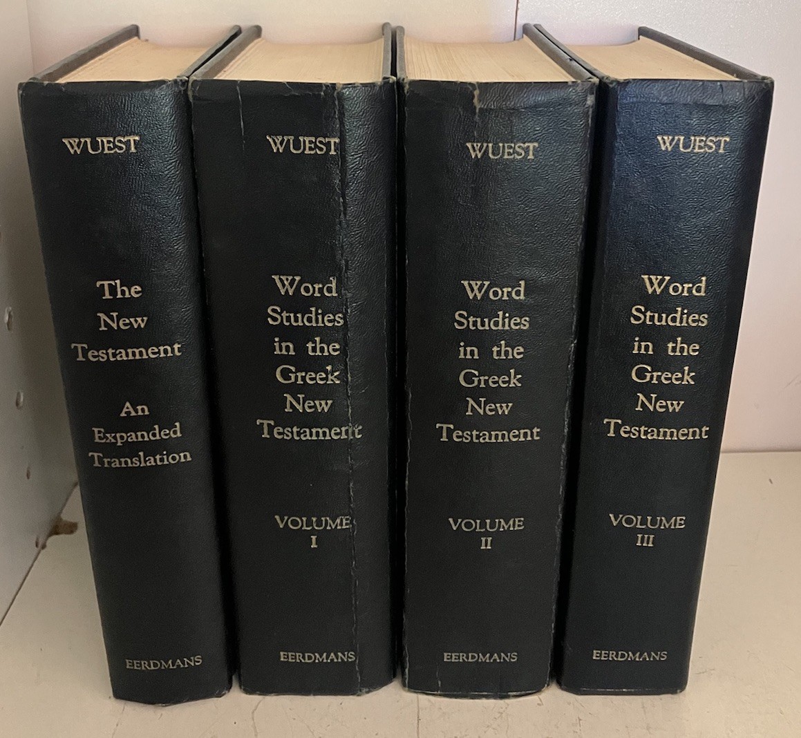 Word Studies in the Greek New Testament by Kenneth S. Wuest (complete 4 vol set)