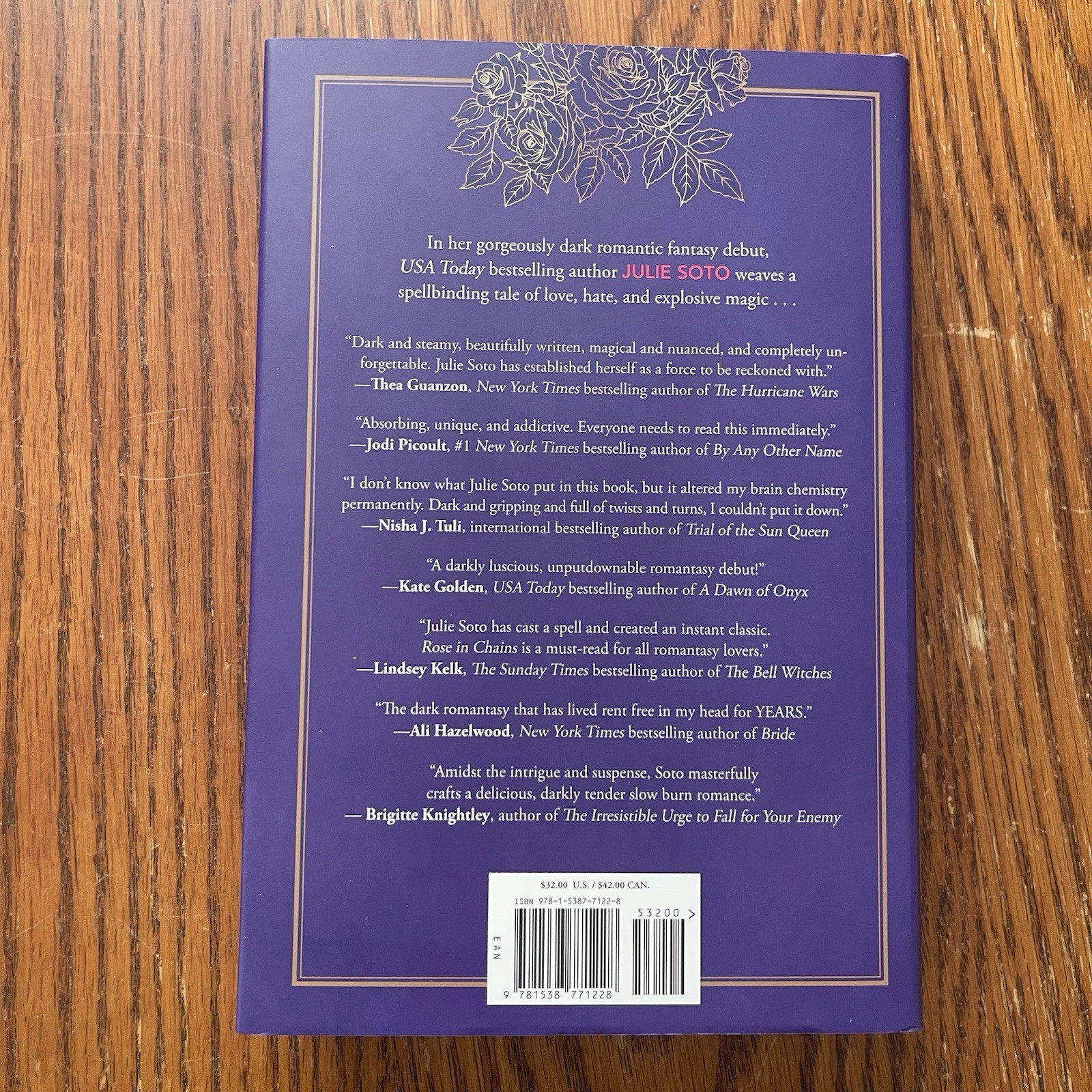 Signed + Lined Rose in Chains Deluxe Edition Julie Soto