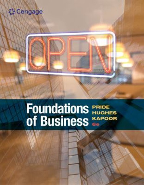Foundations of Business Paperback William, Kapoor, Jack, Hughes,