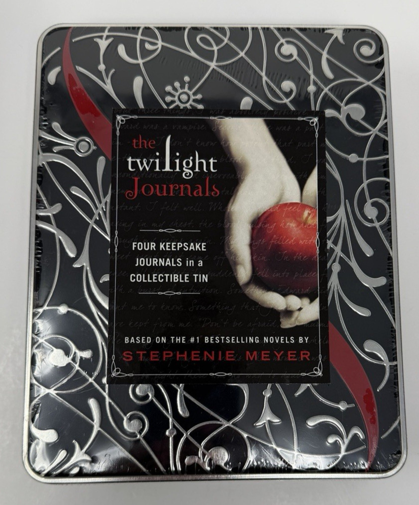 Twilight Saga Journals by Stephenie Meyer (2009, Hardcover) In Tin BRAND NEW