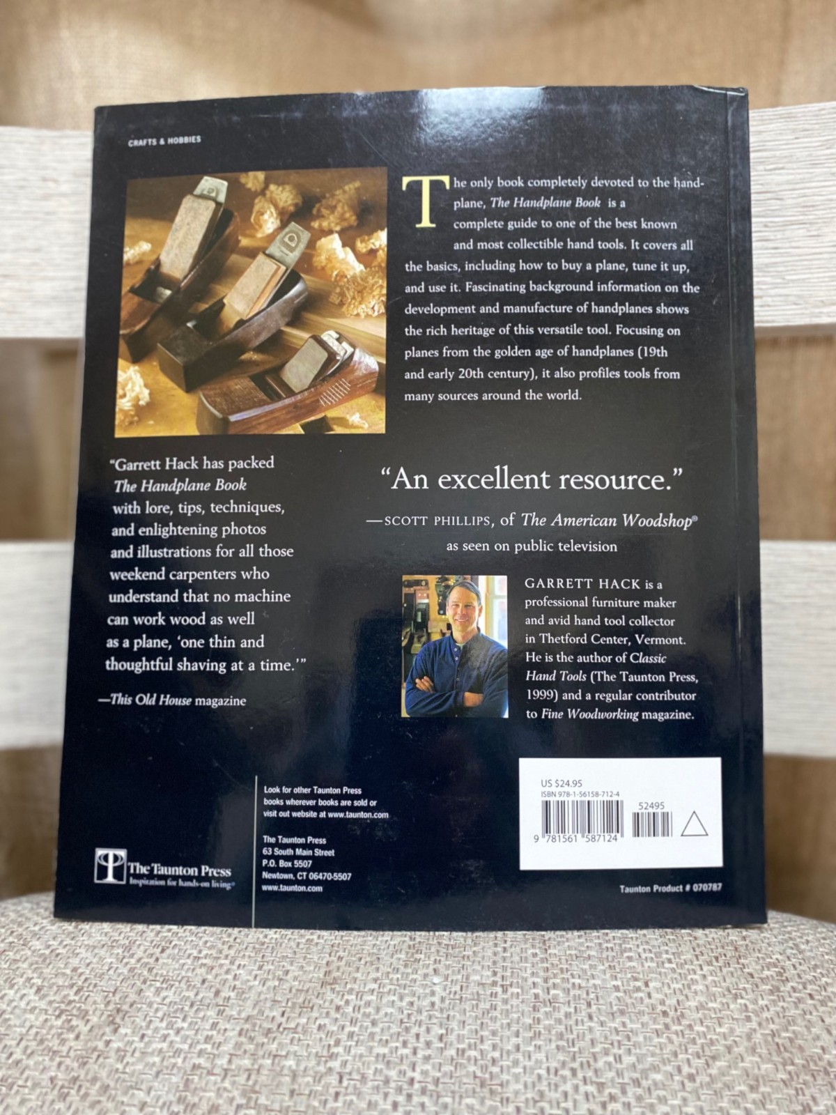 The Handplane Book by Garrett Hack