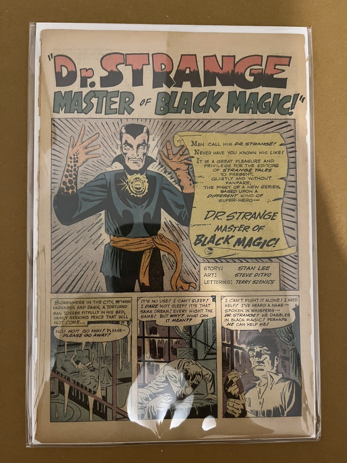 Strange Tales 110 and 115 Pages only – Marvel 1963, Origin and 1st Dr Strange