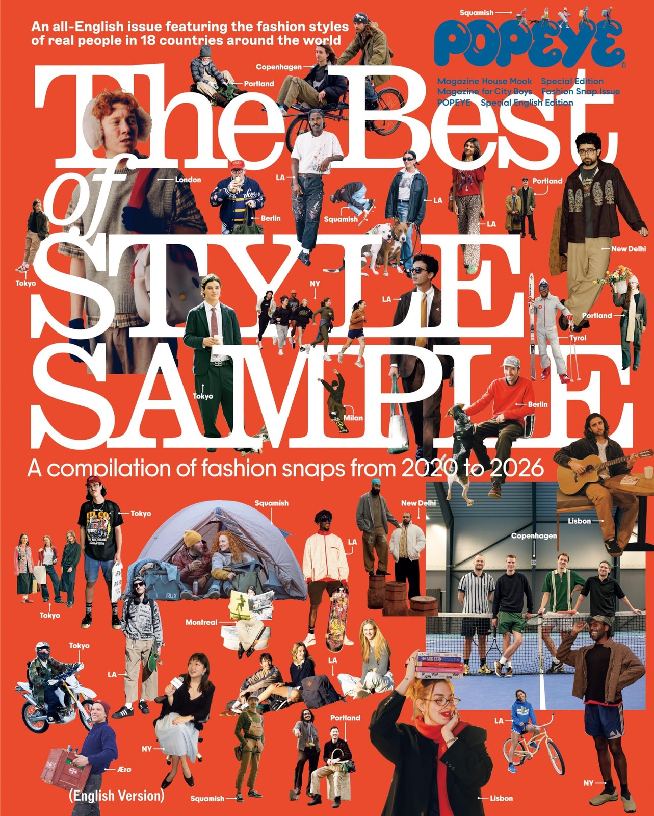 POPEYE The Best of Style Sample English Version Japan Fashion Magazine New