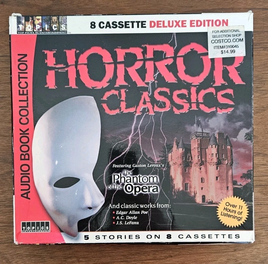 Horror Classics New Topics Entertainment Audio Book Collection 8 Cassettes
