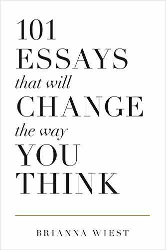 101 Essays That Will – Paperback, by Wiest Brianna; Catalog – Acceptable n