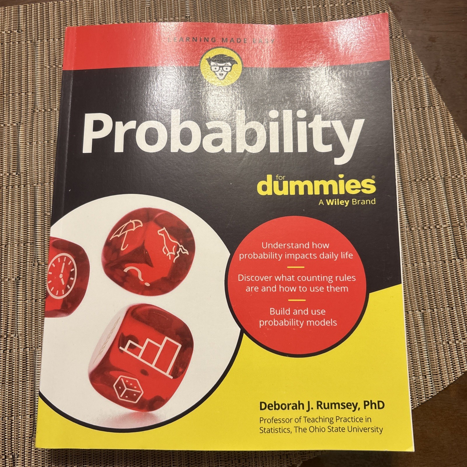 Probability for Dummies by Deborah J. Rumsey (2006, Trade Paperback)