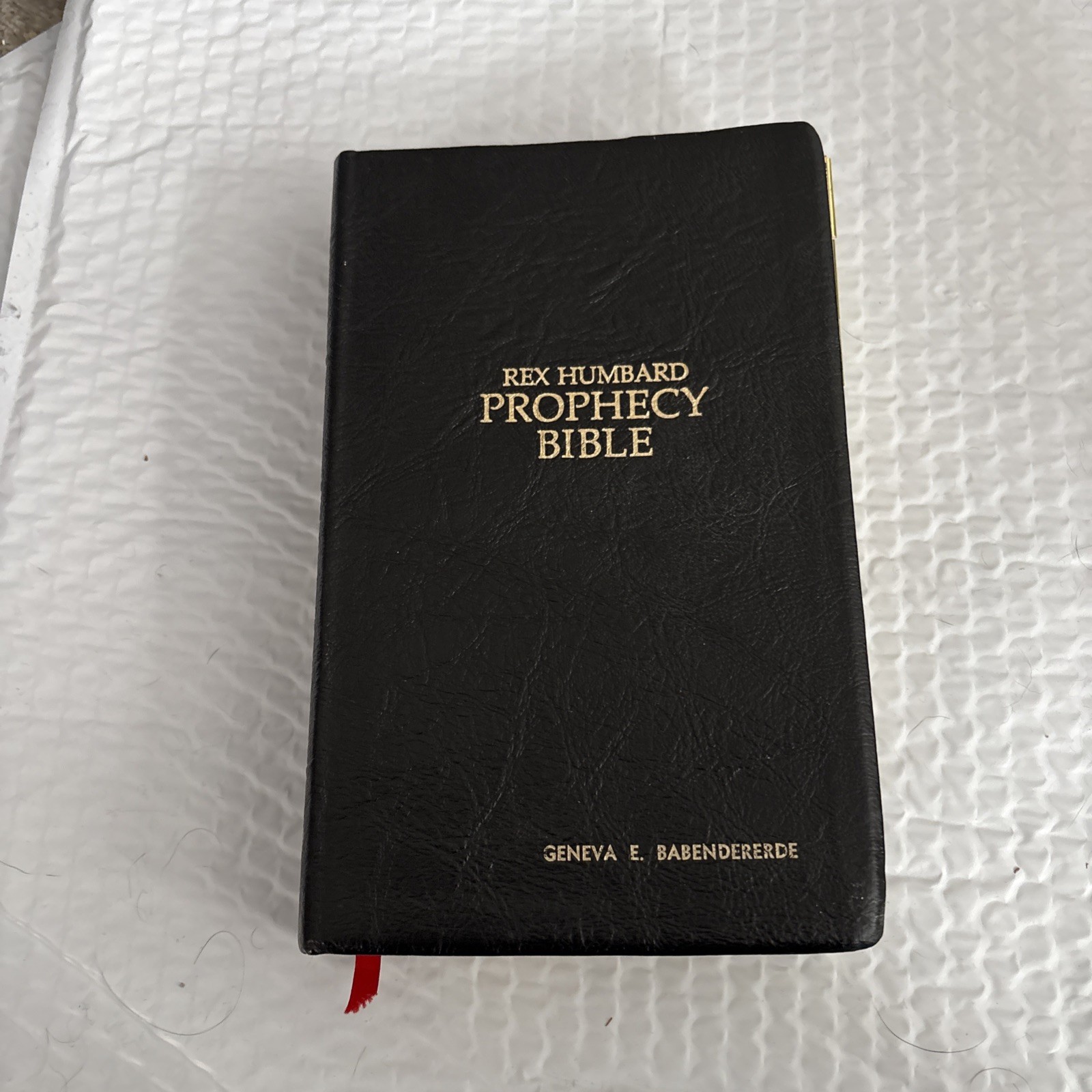 KJV Rex Humbard Prophecy Bible (Leather, 1979)