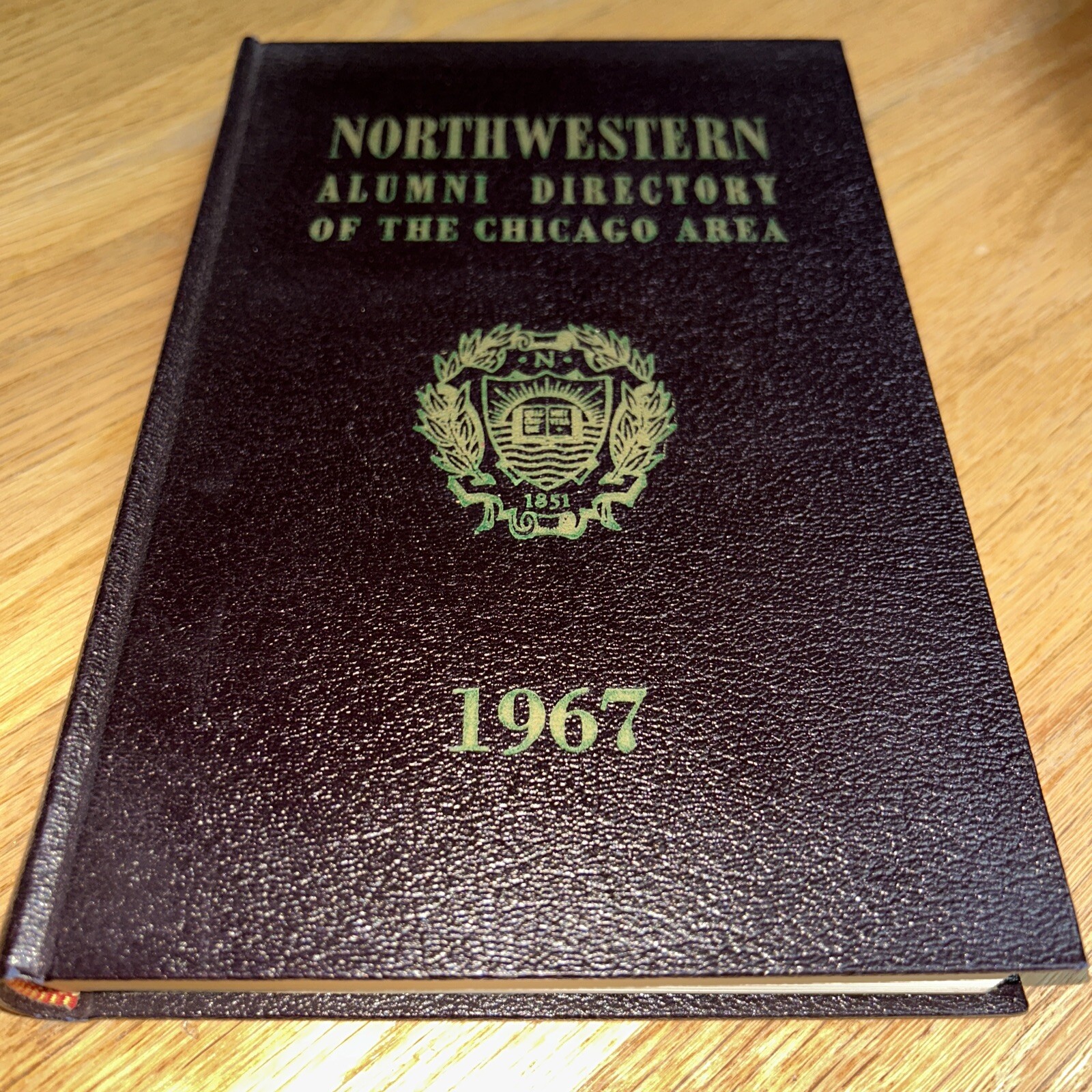 1967 NORTHWESTERN UNIVERSITY ALUMNI DIRECTORY of the CHICAGO AREA 592 pages