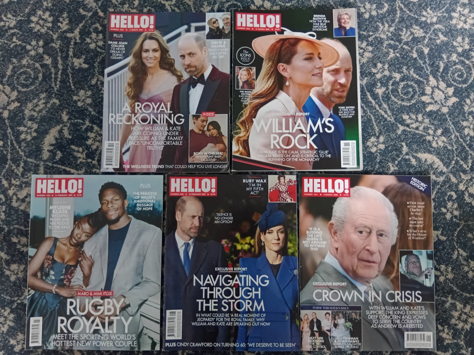 HELLO! Magazines – 5 Issues – February – March 2026 – Excellent Condition