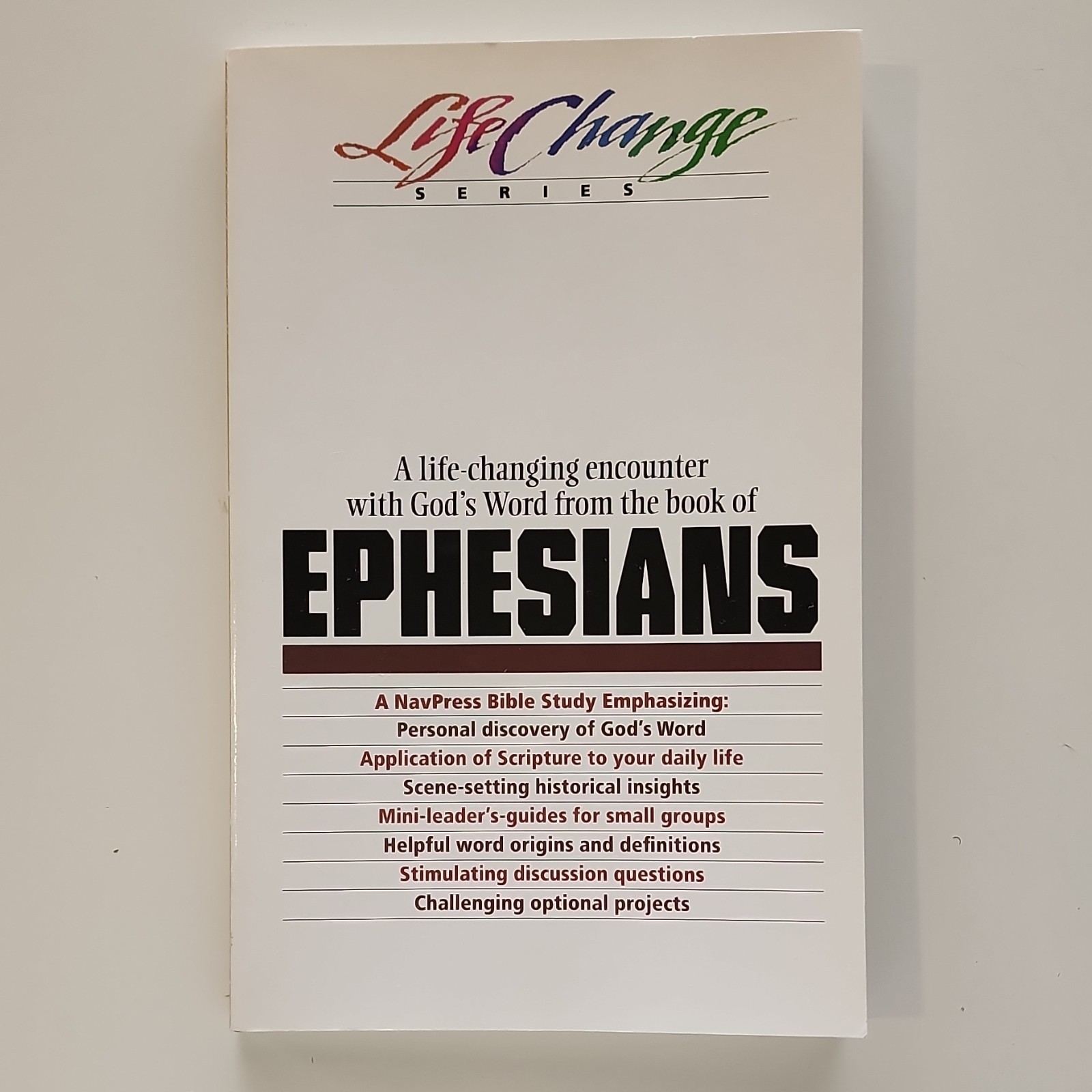Lifechange Series Ephesians Study Guide Navigators Staff 2018 Paperback navpress