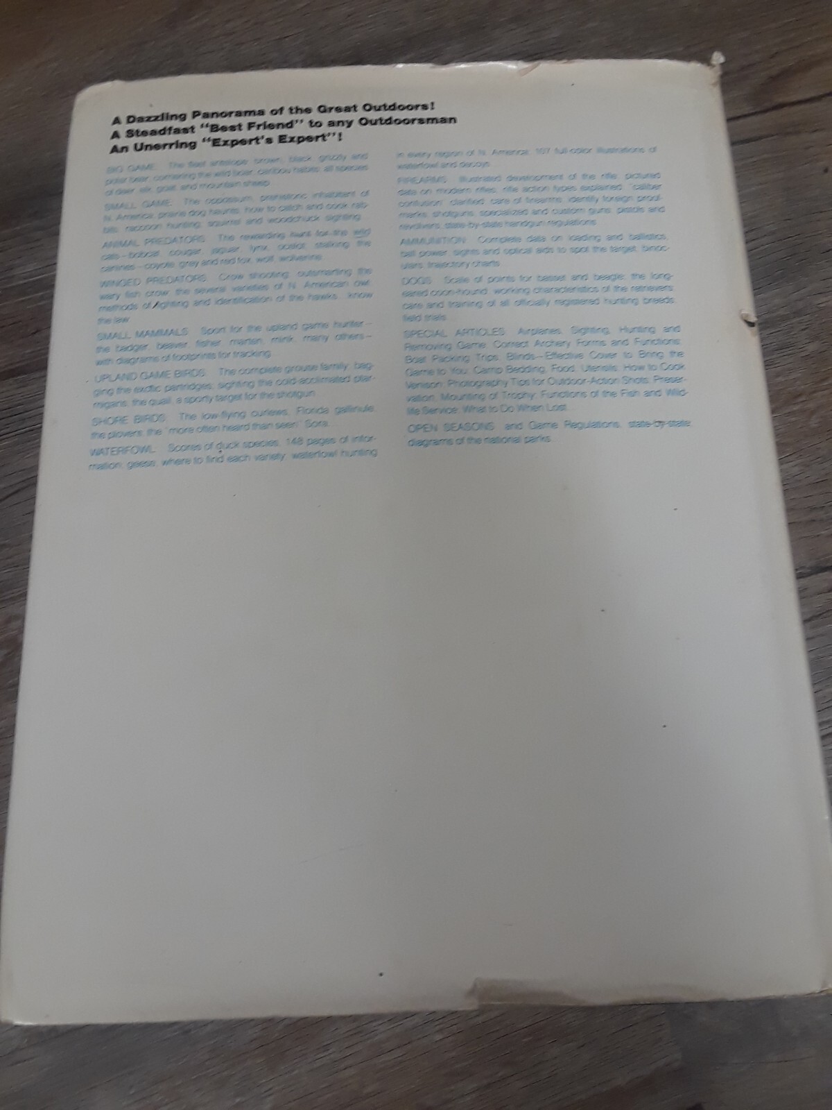 The New Hunter’s Encyclopedia Hardcover The Stackpole Company 1972 3rd Edition