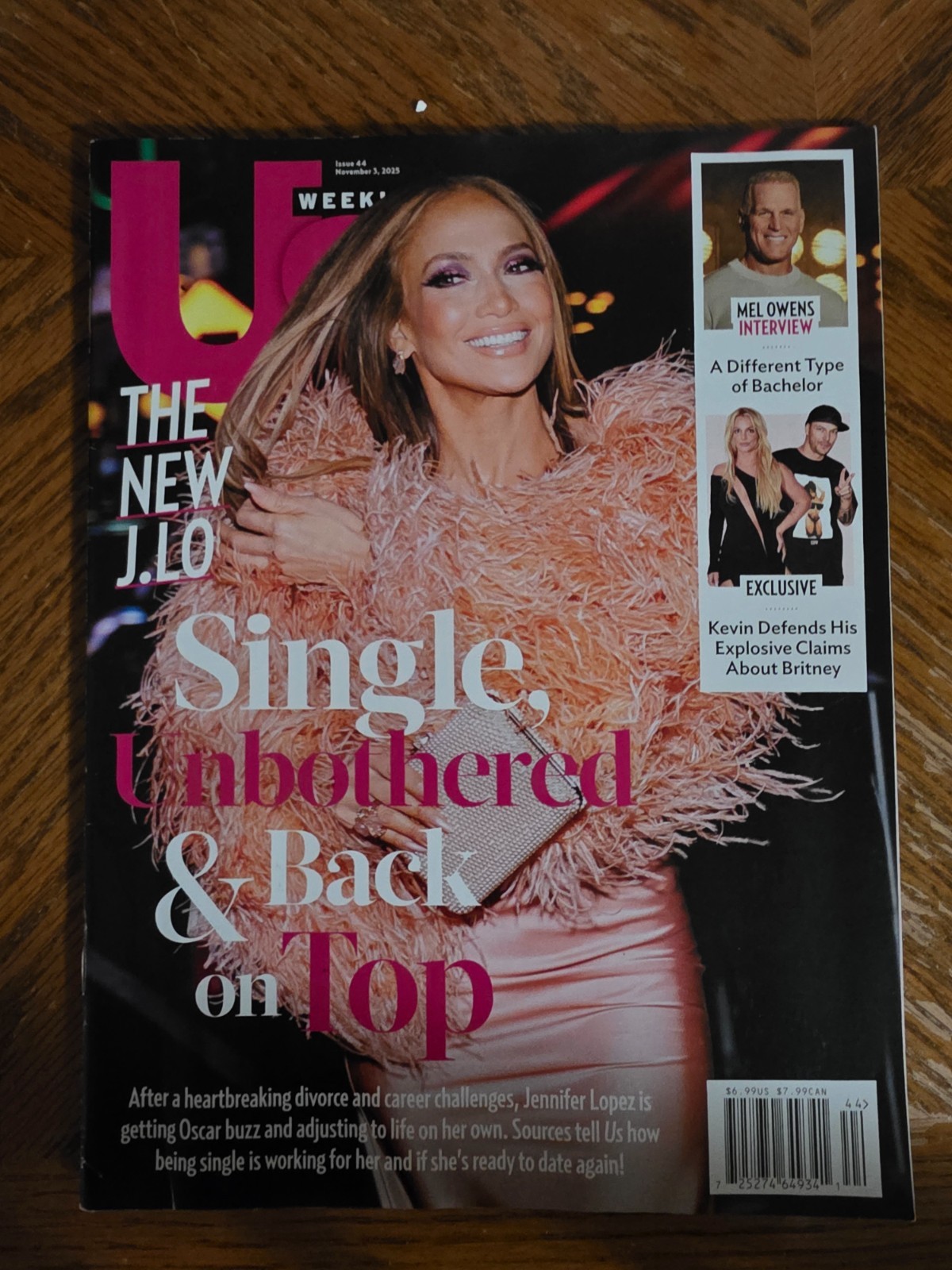 US Weekly Magazine November 3rd 2025 The New J.LO