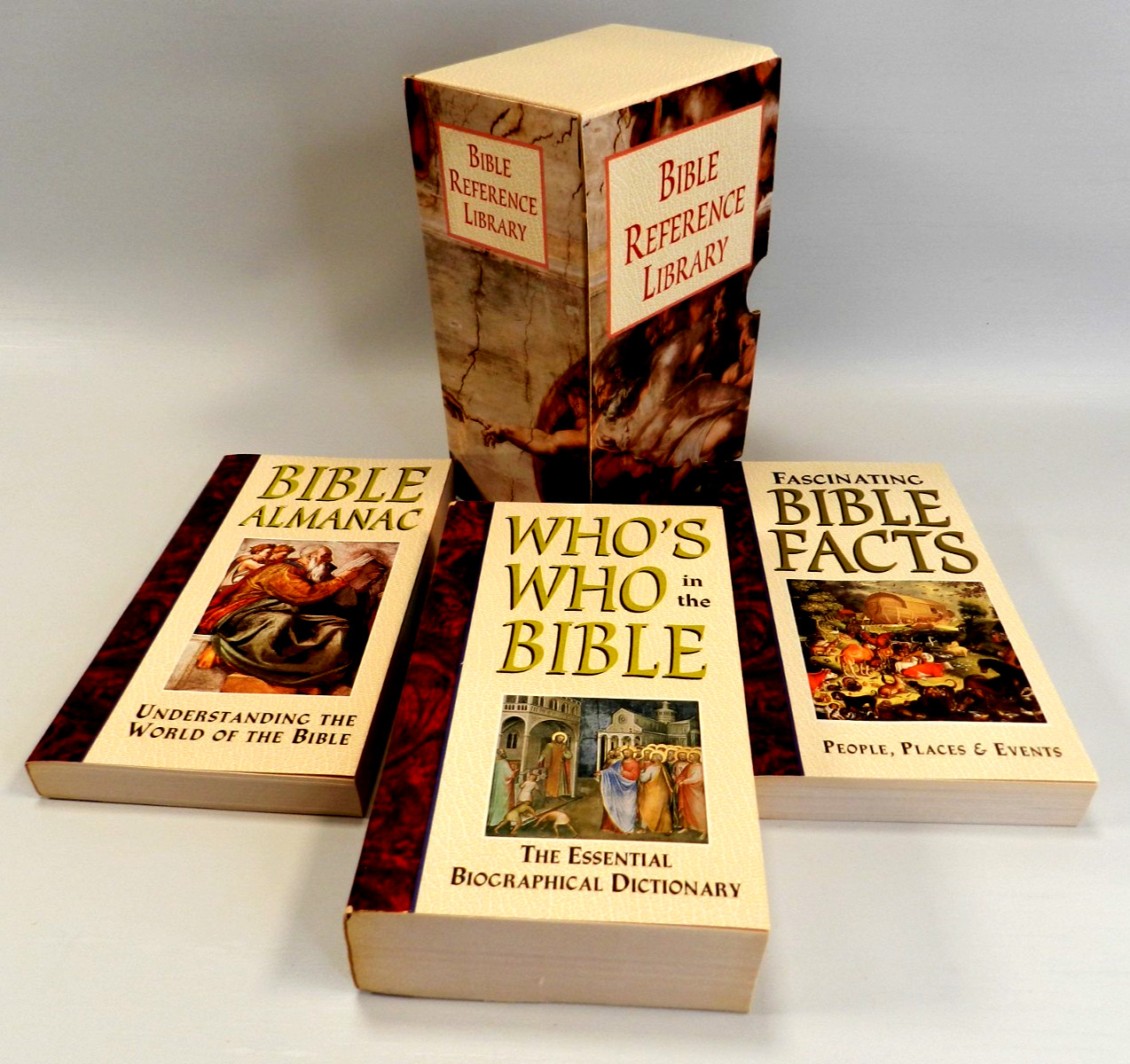Bible Reference Library 3 Volume Box Set Paperback Christianity Religion