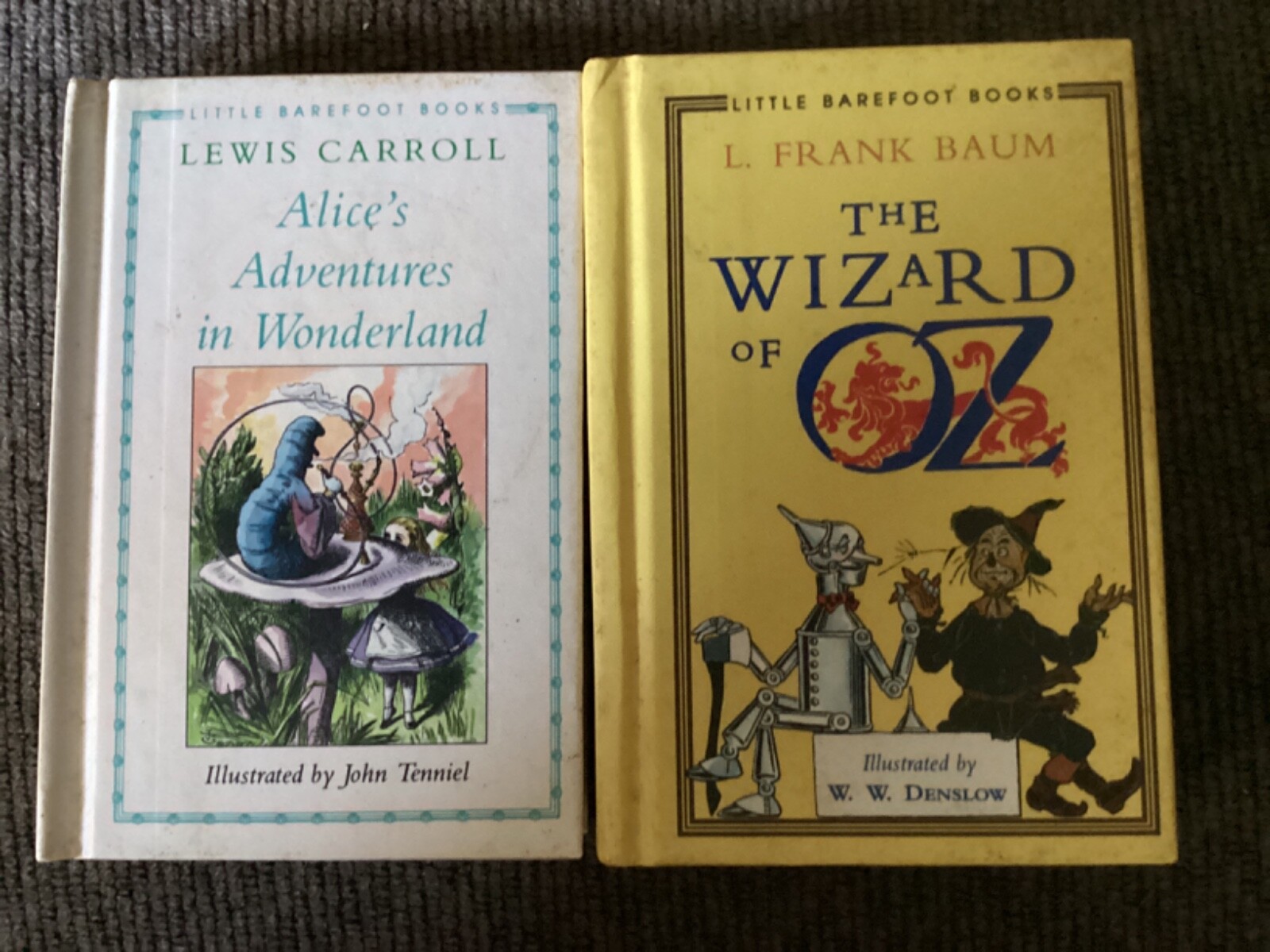 Lot of 5 Little Barefoot Books, Wizard of Oz, Alice’s Adventures in Wonderland