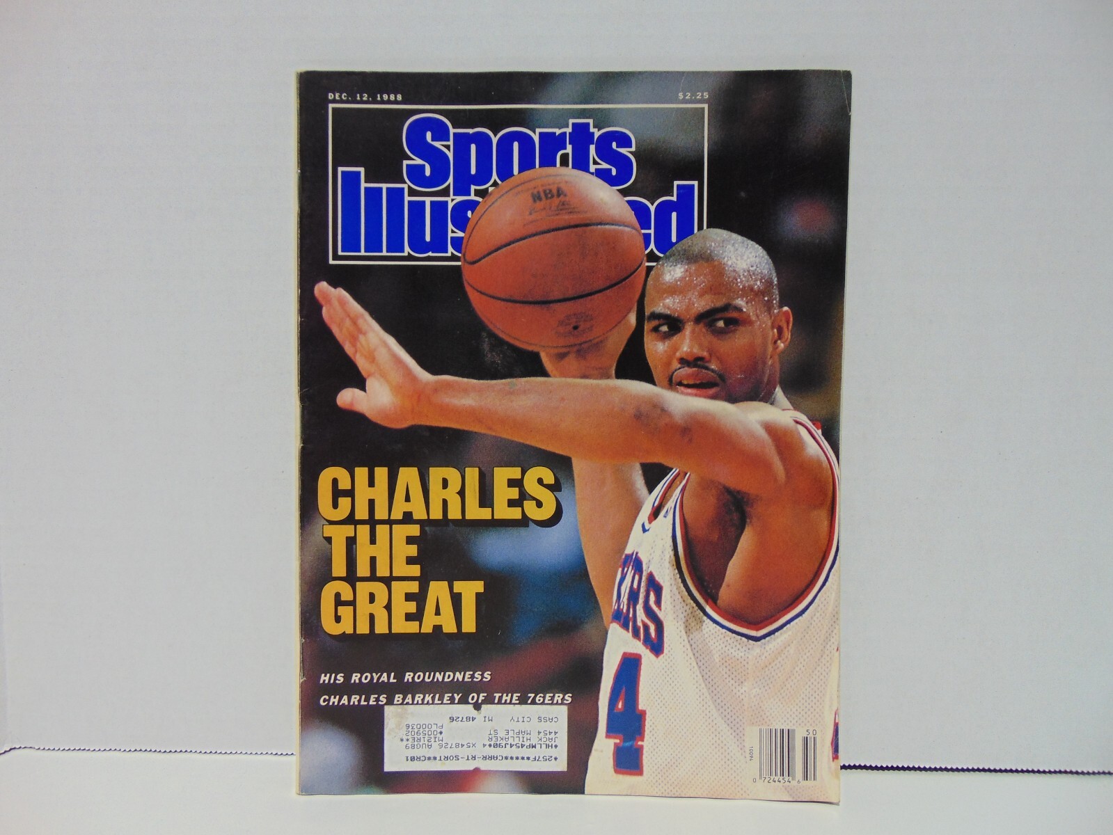 Sports Illustrated Magazine Volume 69 Issue 26 December 12 1988 Charles Barkley