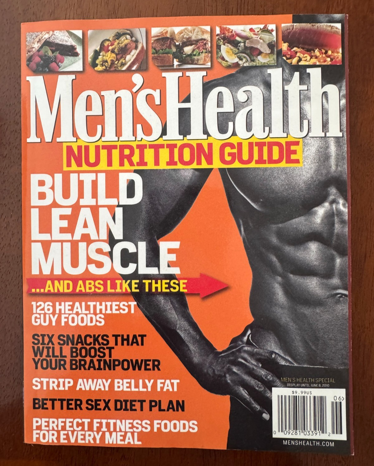 Men’s Health Nutrition Guide 2010 – OLD NEW STOCK – NEVER BEEN READ – 176 Pages
