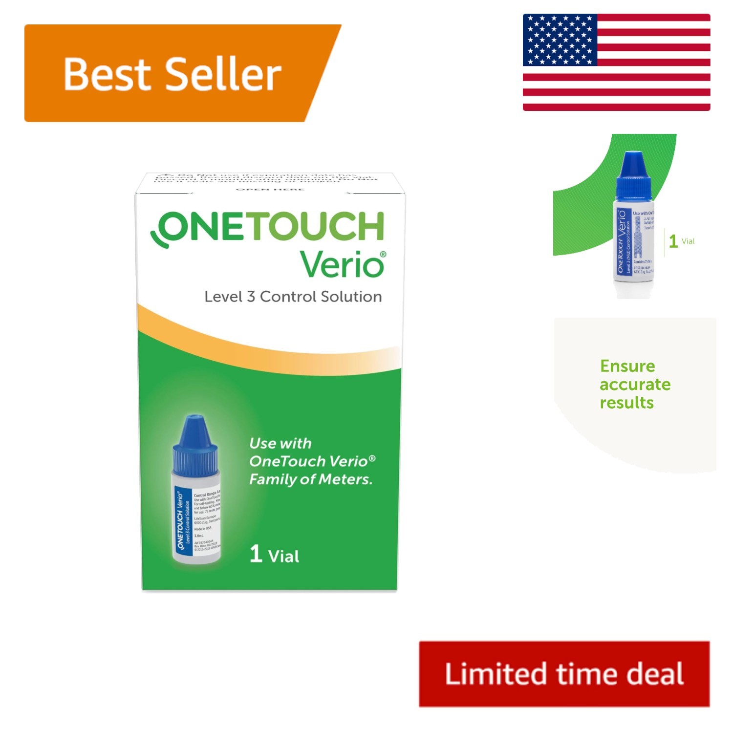 Trusted Verio Control Solution, 13 fl oz – Ensure Precise Diabetes Monitoring