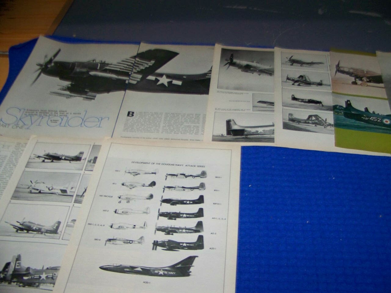 AD/A-1 SKYRADER SERIES & CURTISS GULFHAWK IA..HISTORY/PHOTOS/DRAWING (161AA)