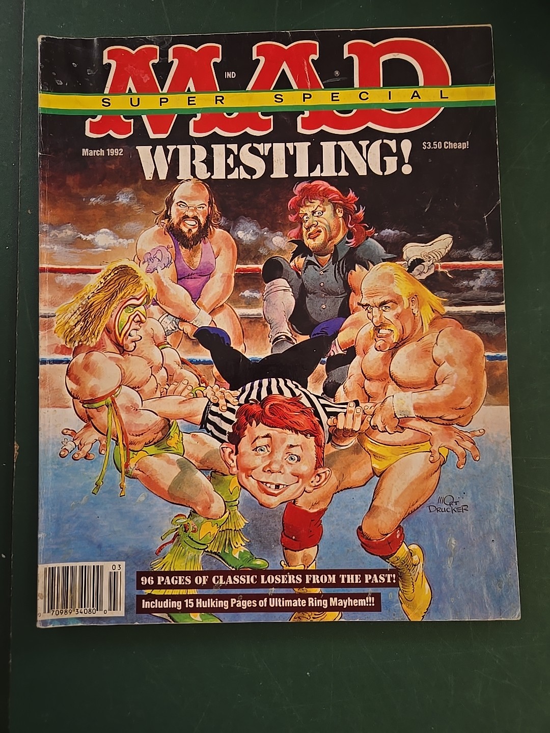 MAD MAGAZINE SUPER SPECIAL #80 WRESTLING MARCH 1992 – 96 PAGES