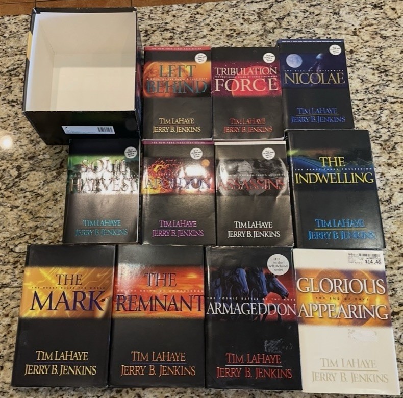 Left Behind Series Mostly Complete 11 Volume Hard Soft Set – LaHaye And Jenkins