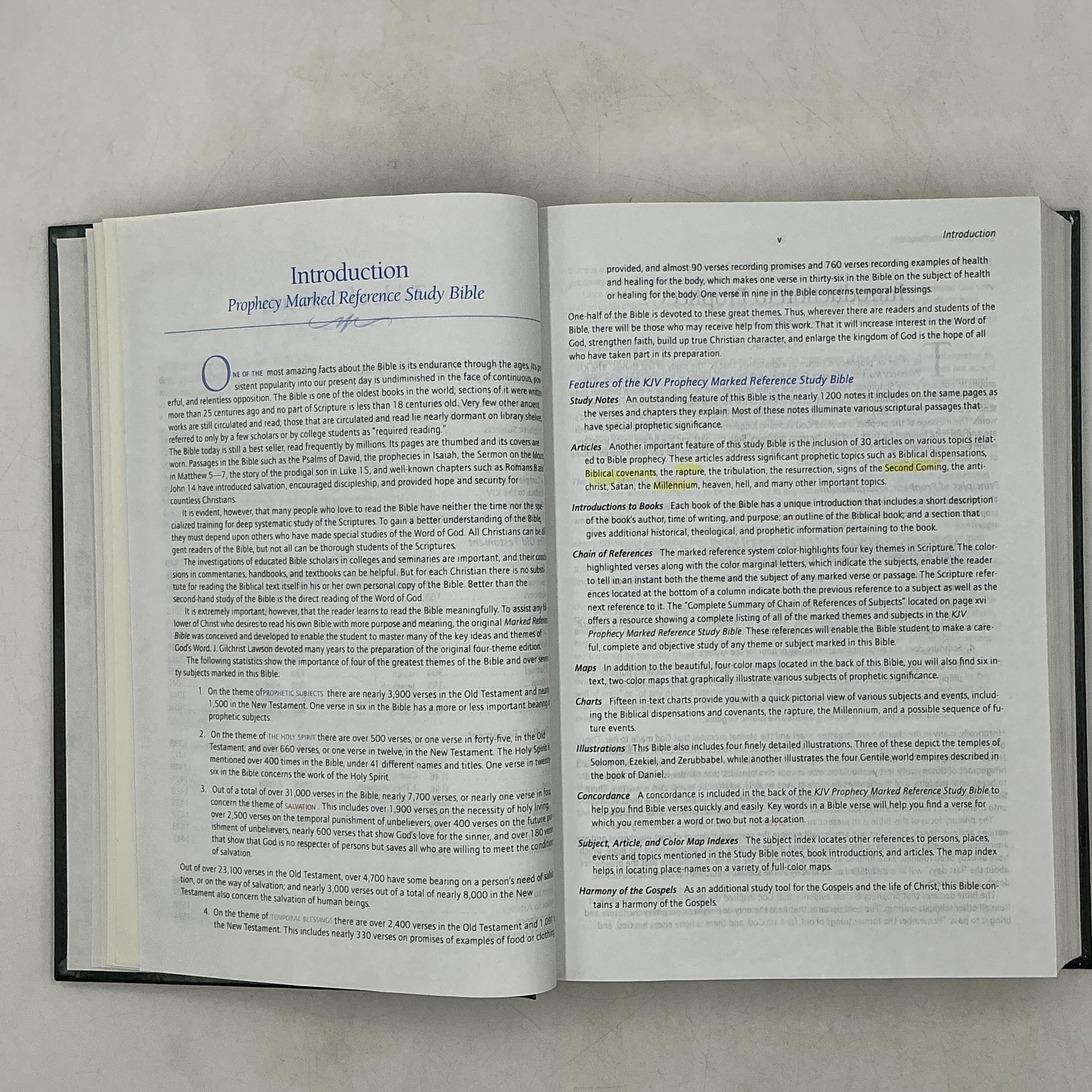 Grant R Jeffrey KJV Prophecy Marked Reference Study Bible Herald 1998 HC Vintage