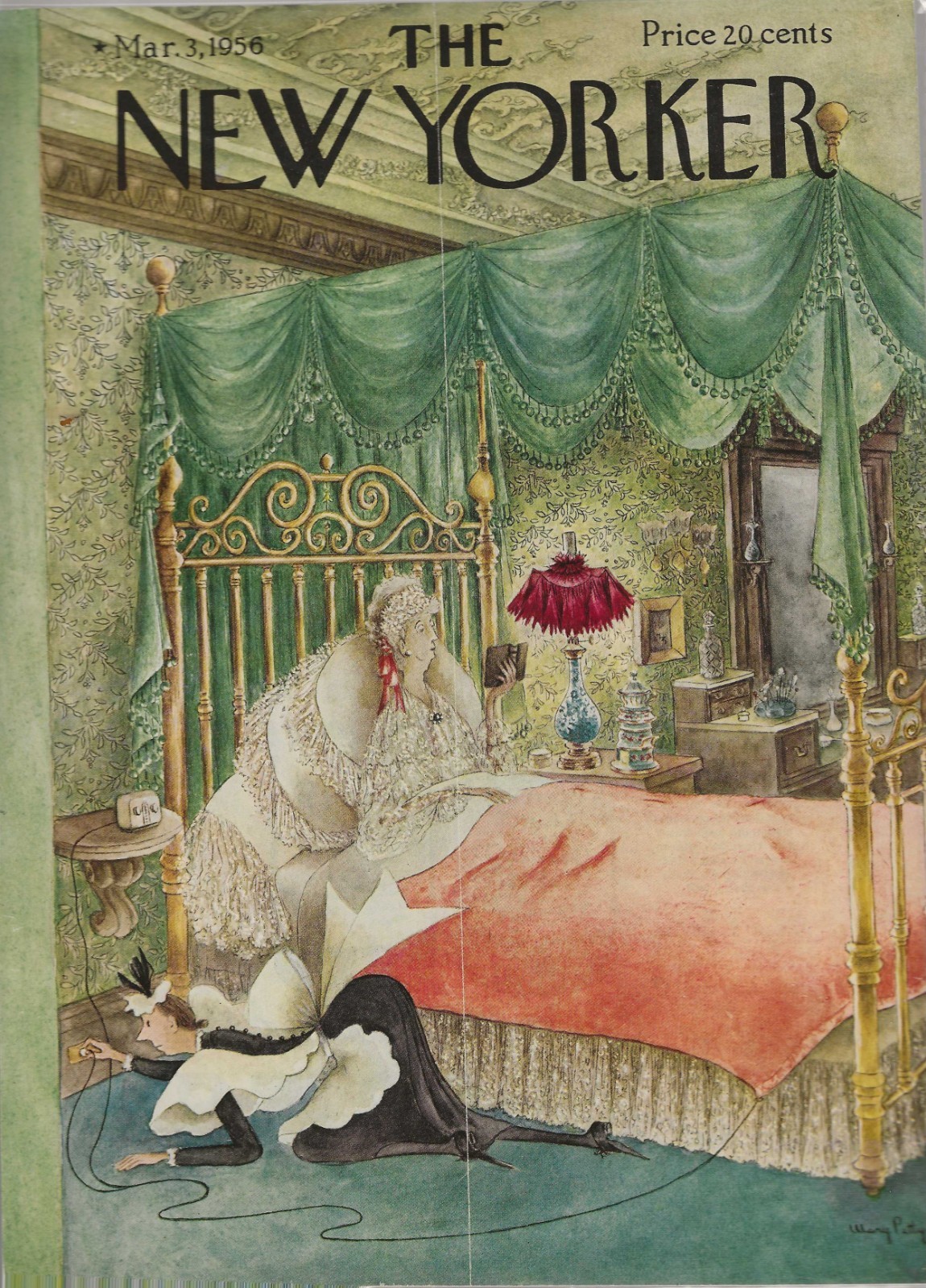 The New Yorker March 3, 1956 Mary Petty FRONT COVER ONLY