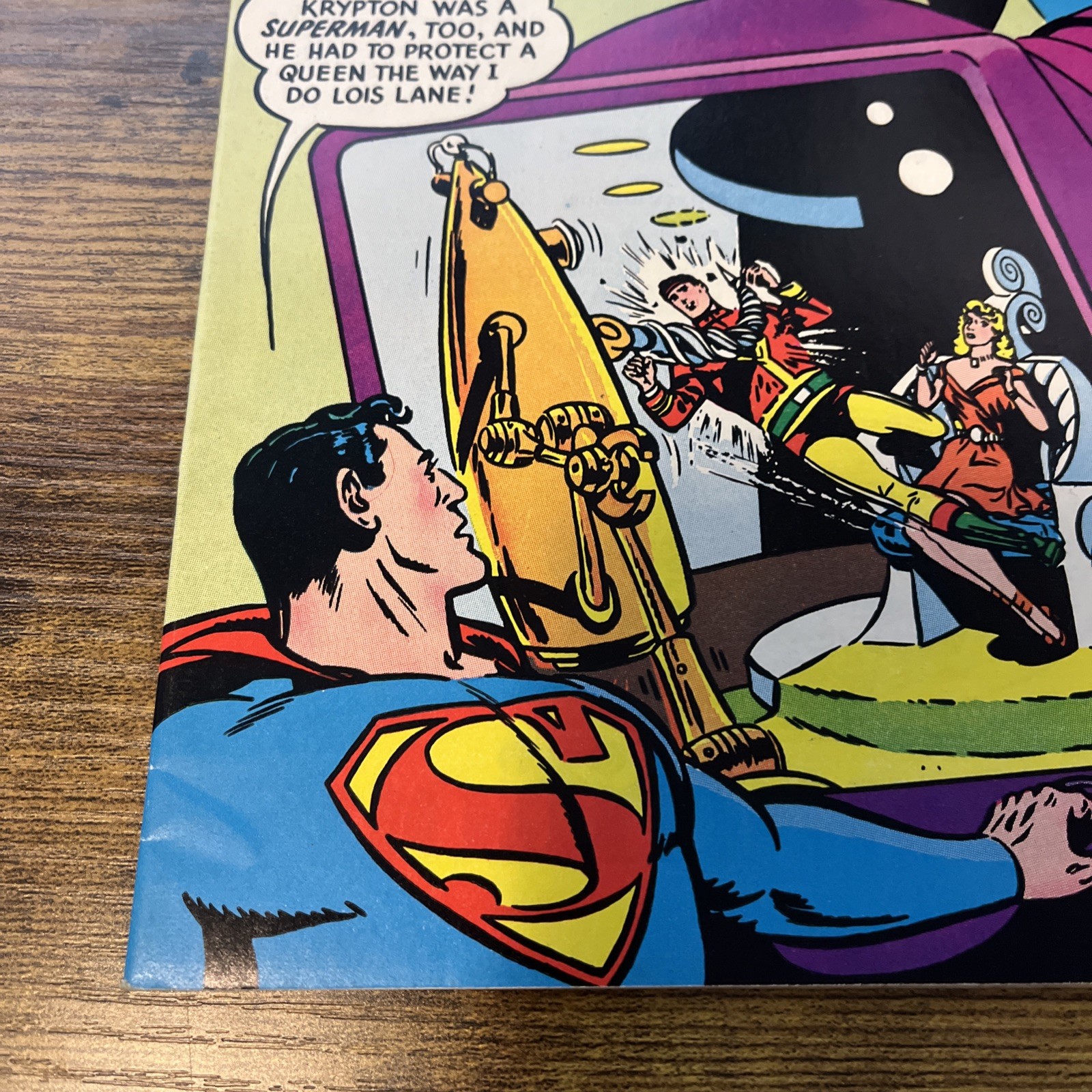 Superman #113 Vintage DC Comic May 1957 Bagged And Boarded Pizza Hut Collectors