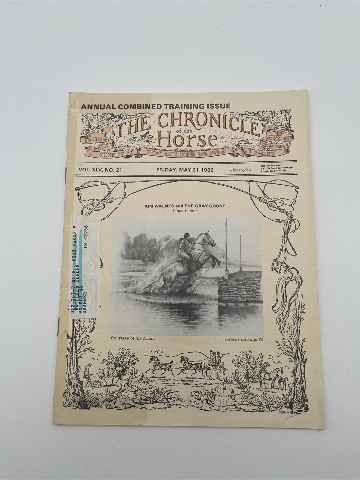 The Chronicle Of The Horse May 21, 1982 – Kim Walnes & The Gray Goose