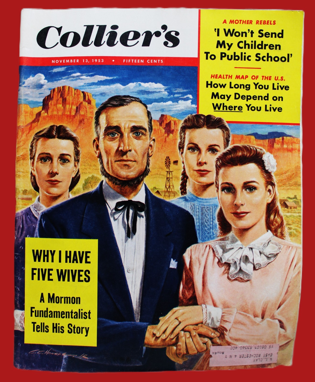 COLLIER’S MAGAZINE 13 NOVEMBER 1953 NEWS EVENTS FICTION GENERAL INTEREST MORMONS