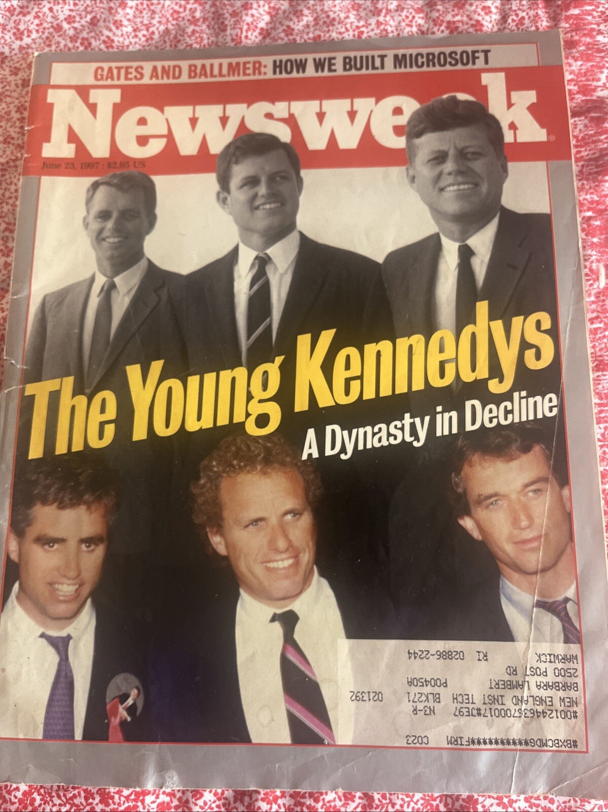 Newsweek: “THE YOUNG KENNEDYS – A DYNASTY IN DECLINE” / JUNE 23, 1997