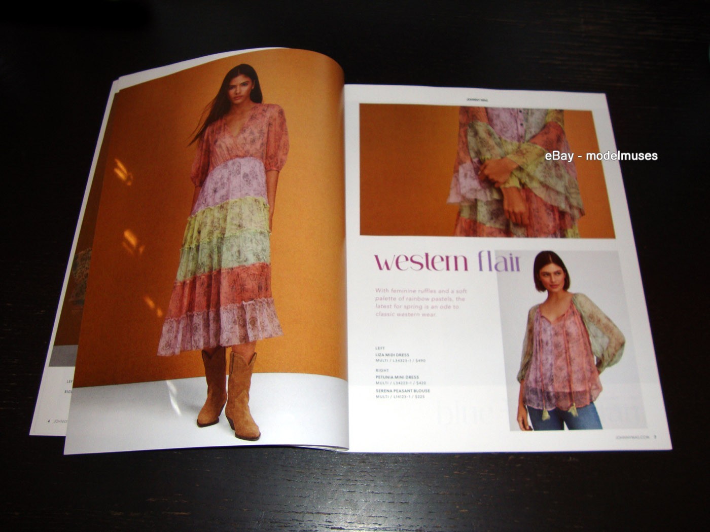 JOHNNY WAS Women’s Fashion CATALOG February 2023 RANIA BENCHEGRA – 52 Pages