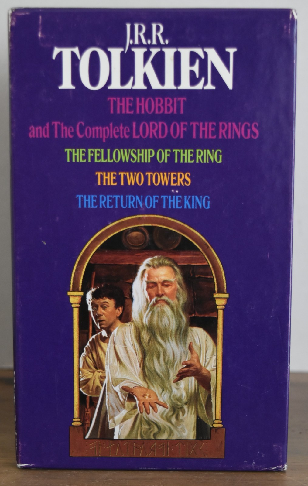 J.R.R. Tolkien, The Hobbit and the Lord of The Rings Trilogy Box Set, SC/TPB/VGC