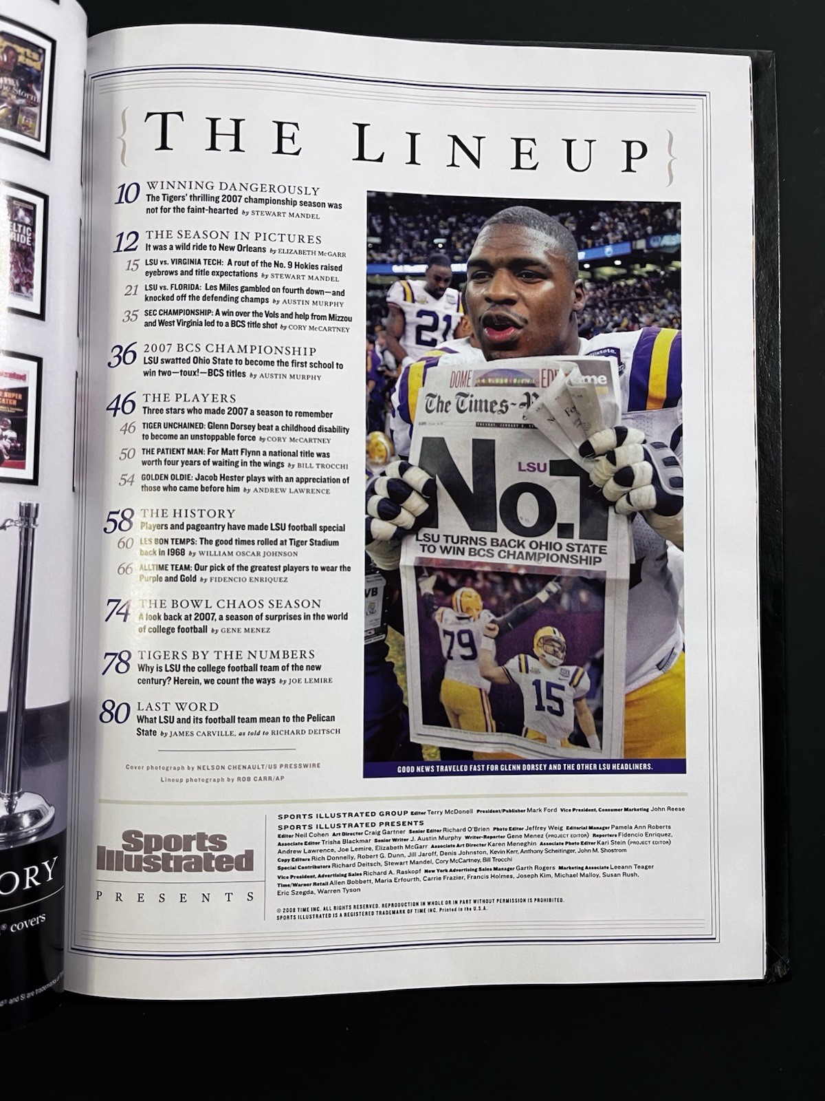 Sports Illustrated Presents LSU Tigers National Champions 2007 Limited Issue