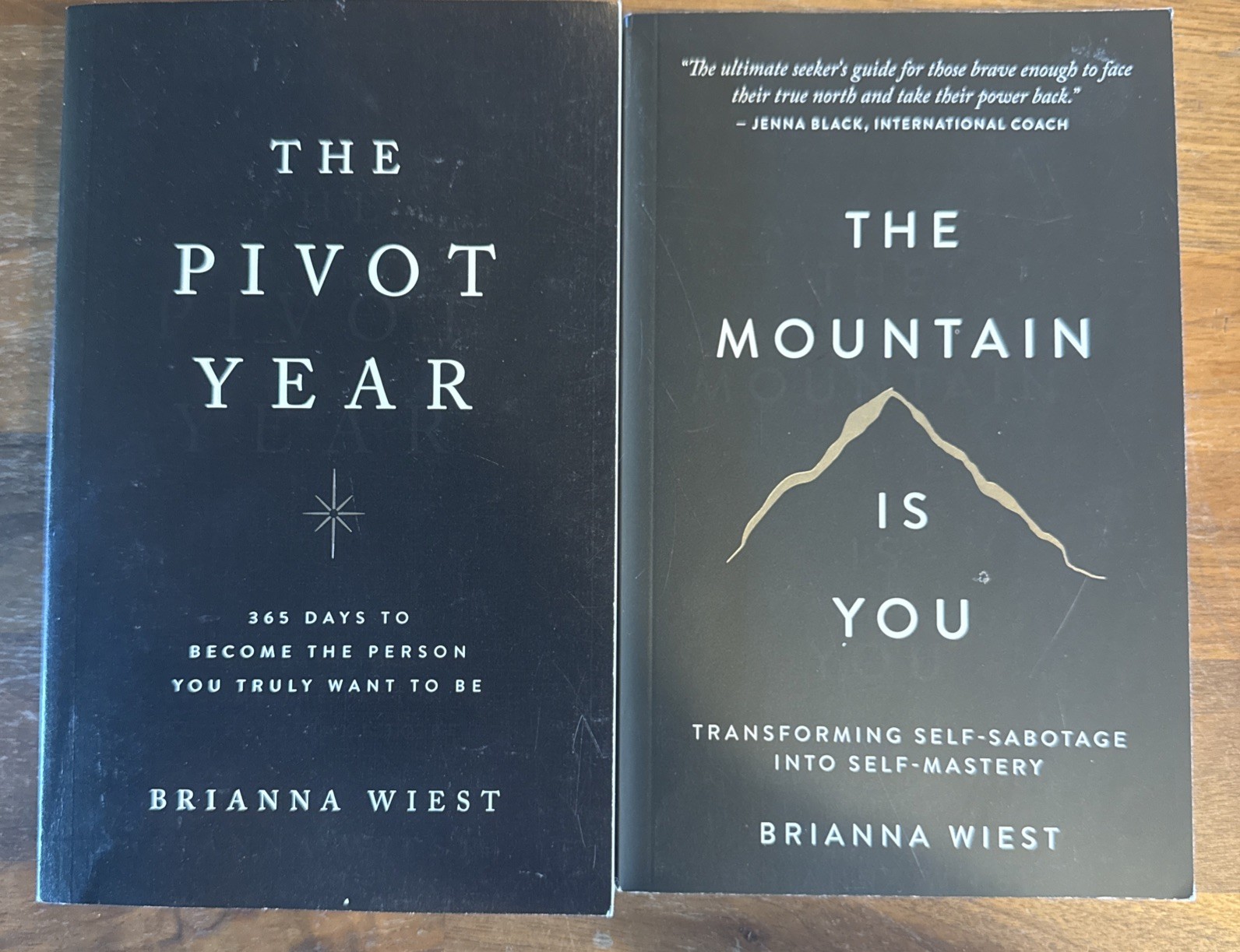 Brianna Wiest Paperback Lot of 2 Pivot Year The Mountain Is You