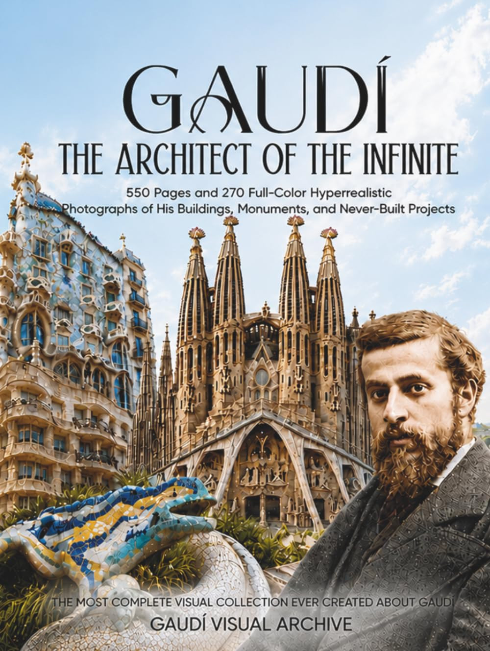 GAUDÍ, THE ARCHITECT OF THE INFINITE: 550 Pages and 270 Full-Color Hyperrealisti