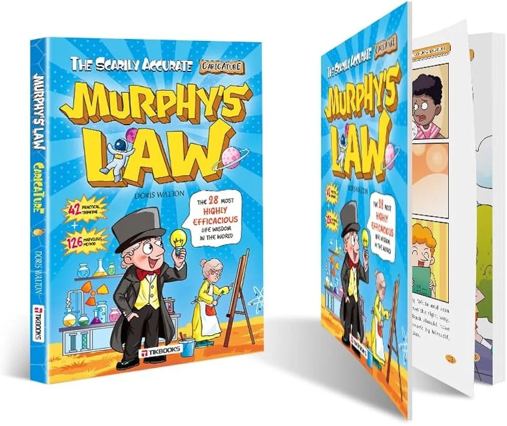 Murphy’s Law Learning Book for Kids 8-12 with 128 Pages Paperback Illustrated