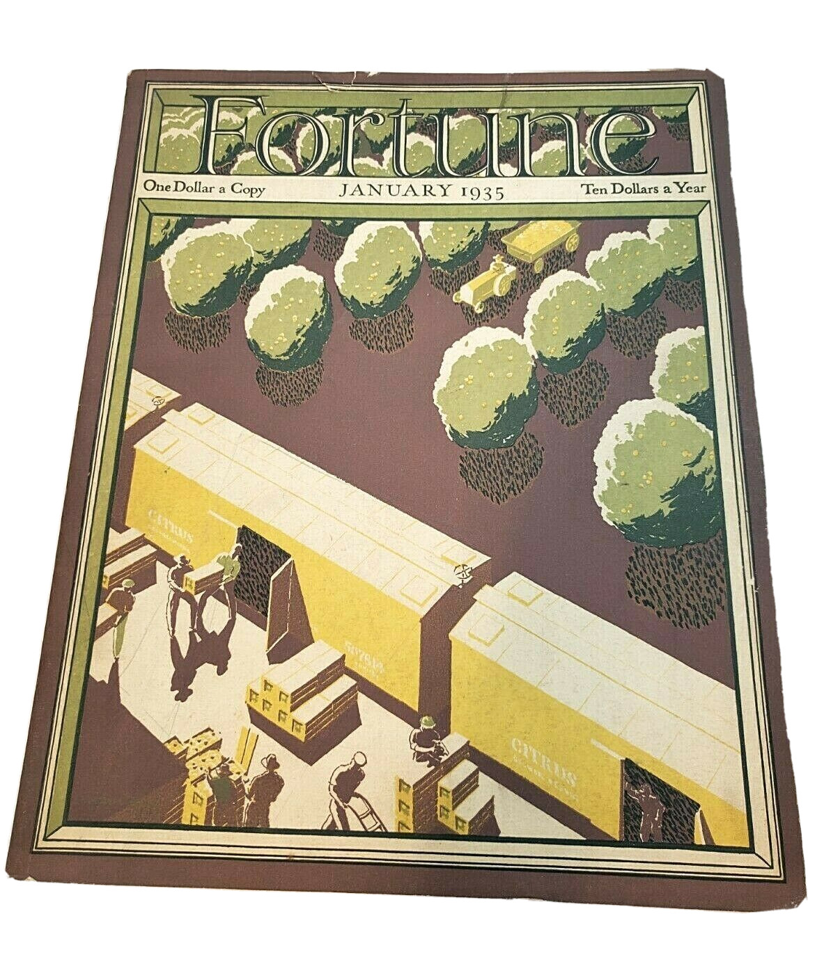 VINTAGE Fortune Magazine January 1935 Volume XI No.1 Softcover 144 Pages