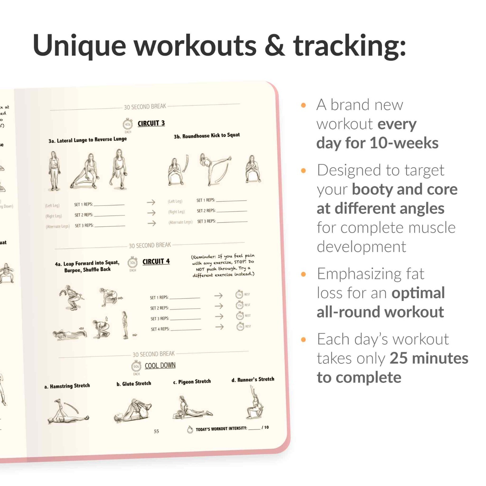 The Badass Body Goals Journal by Habit Nest. Booty Shaping & Resistance Training