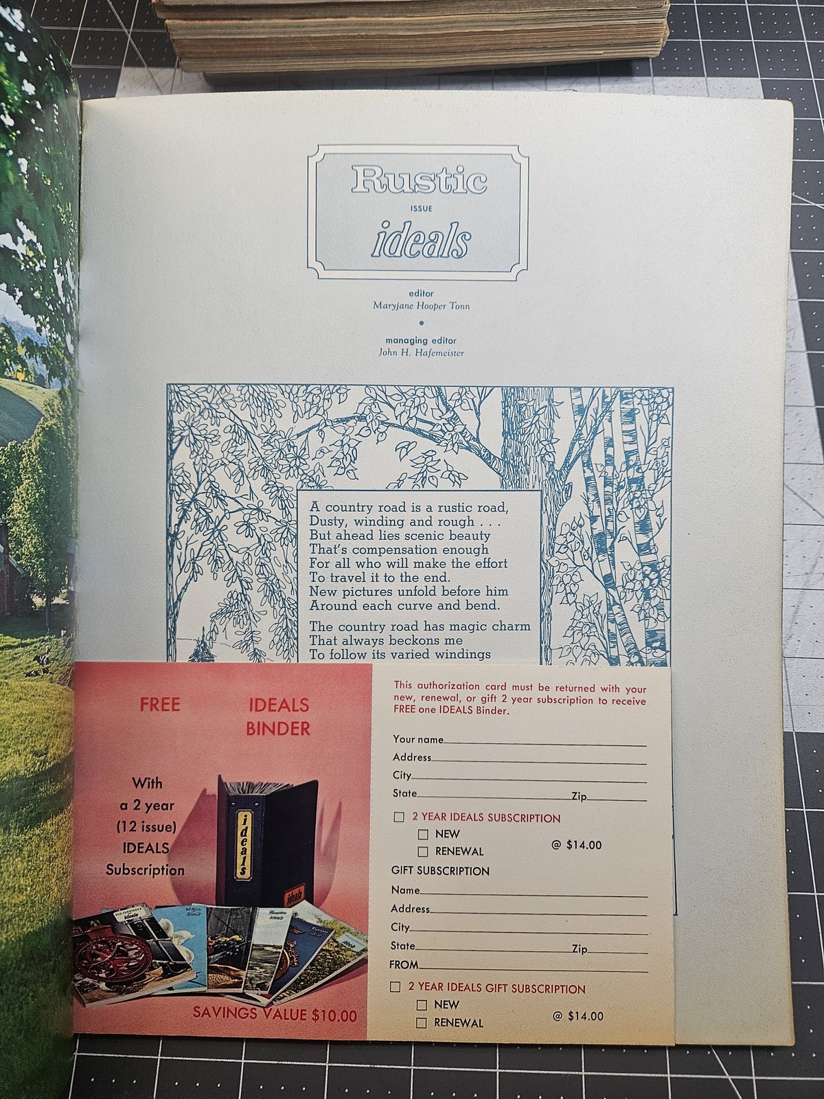 Rustic Ideals Magazine July 1969 Vol. 26 No. 4 Bimonthly Vintage Country Living