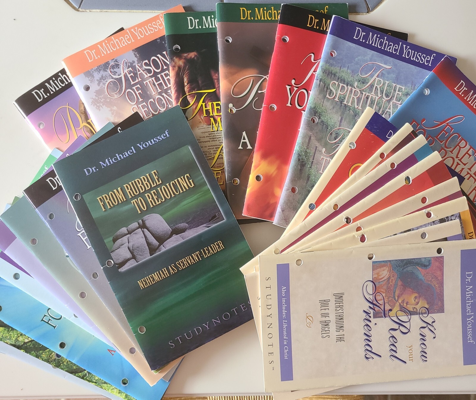 Michael Youssef 23 Lot of Study Notes from Moses – the 2nd Coming & More ~ VG