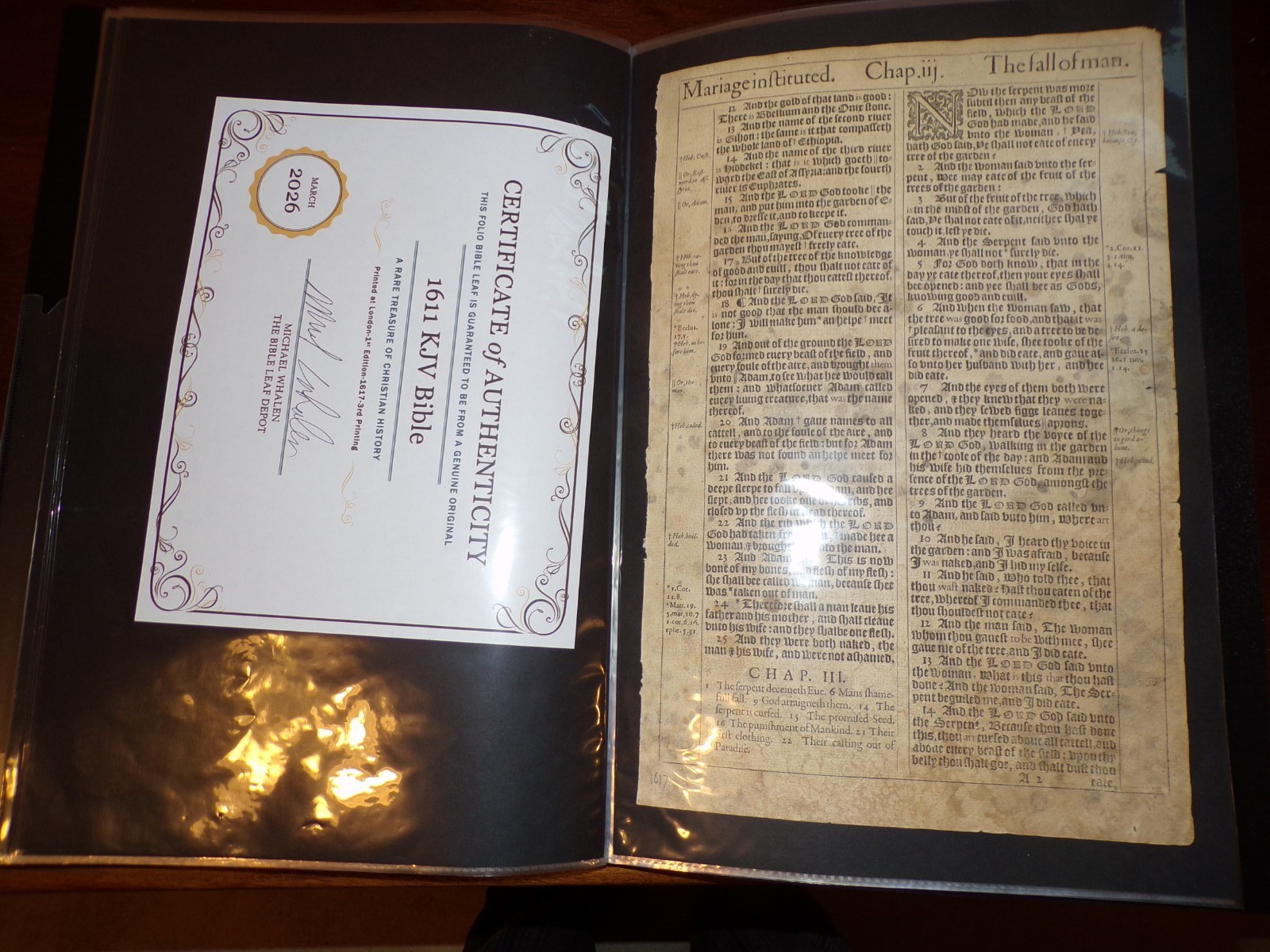 13 Different Bible Leaves-Starter Collection-From 1523 through 1640-Tyndale-Kjv