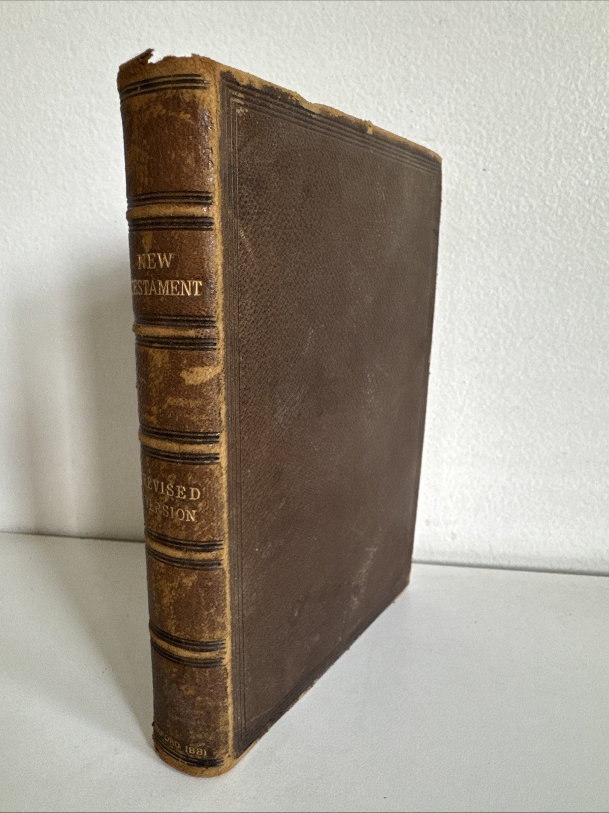 1881 Antique New Testament Oxford University Press – Leather – 7”